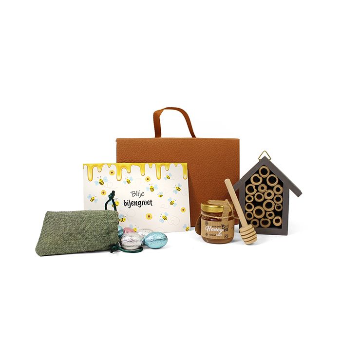 Koffer met bijengroet