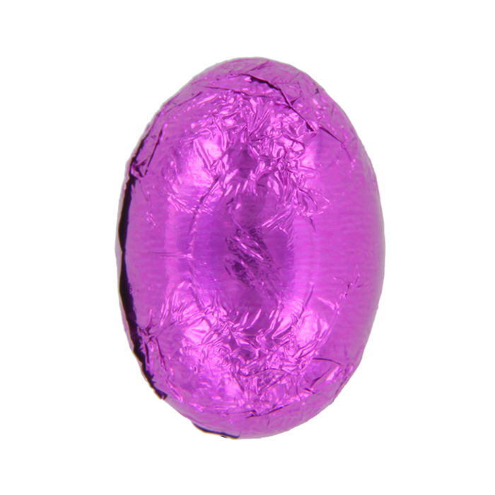 Licht fuchsia paaseitjes - melkchocolade