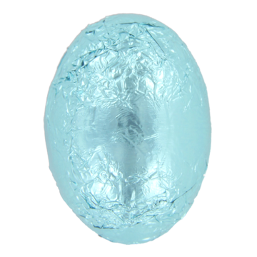 Licht blauwe paaseitjes - melkchocolade